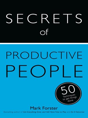 cover image of Secrets of Productive People